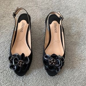 Leone Slingback Crystal Embellished Sandal